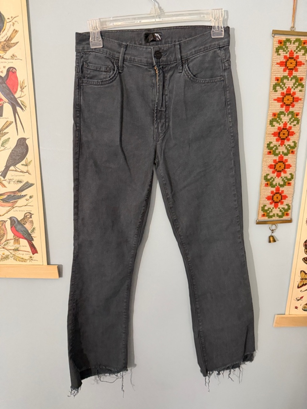 Mother The Insider Crop Step Fray Size 26 So Far Gone